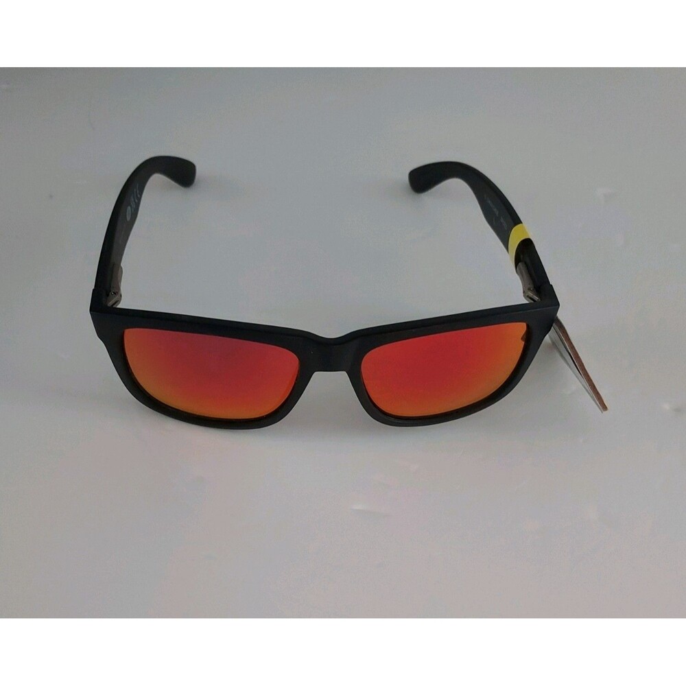 Foster Grant Polarized Black Red Mirrored Sunglasses 100% UVA-UVB - NEW